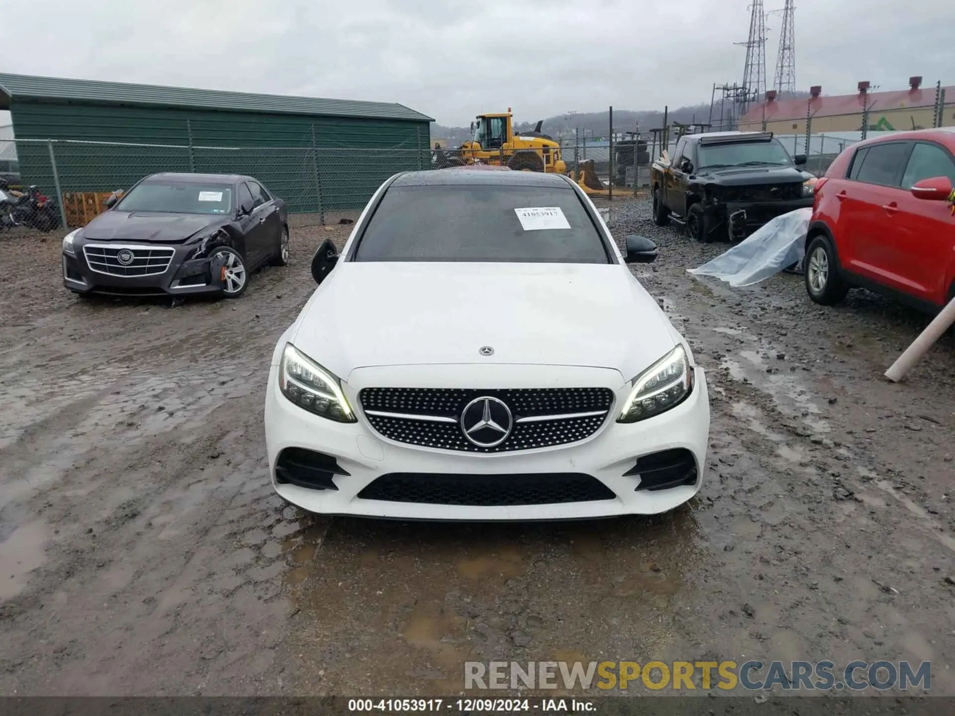 12 fotografías del automóvil dañado 55SWF8EB4KU320670 MERCEDES-BENZ C 300 2019