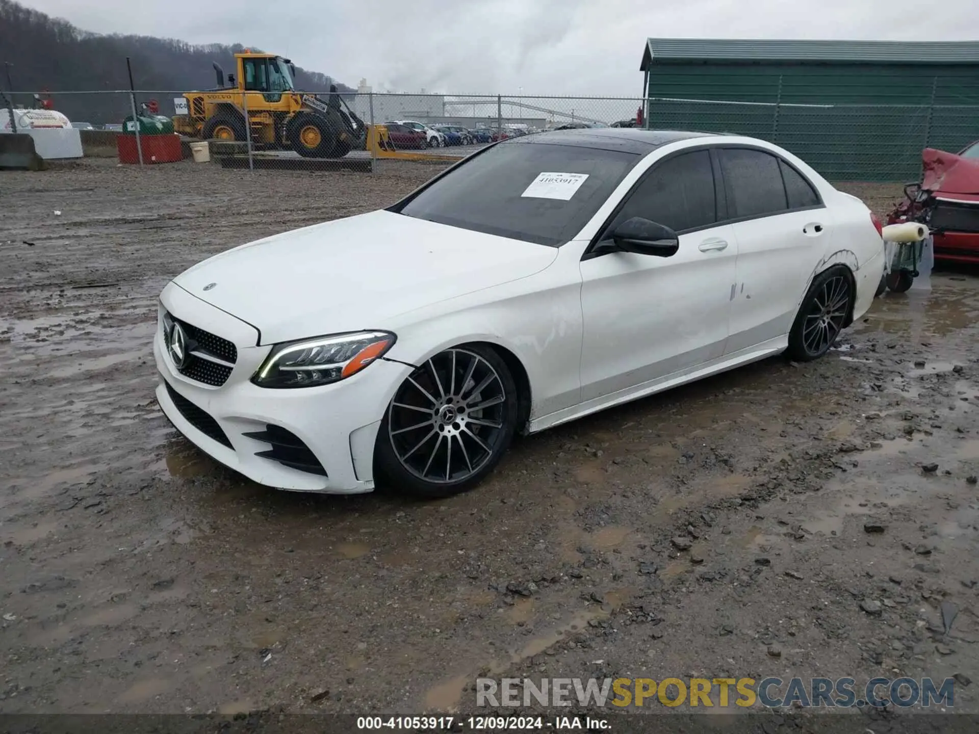 2 fotografías del automóvil dañado 55SWF8EB4KU320670 MERCEDES-BENZ C 300 2019