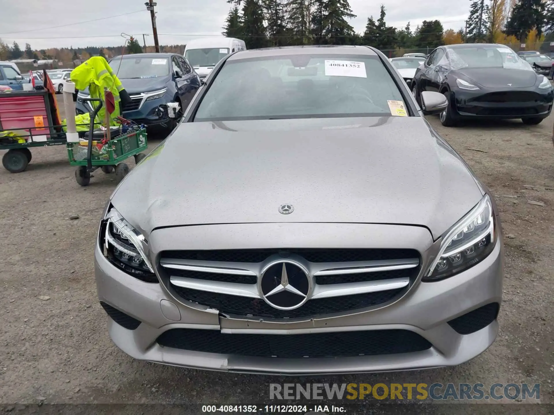 12 fotografías del automóvil dañado 55SWF8EB5KU285928 MERCEDES-BENZ C 300 2019
