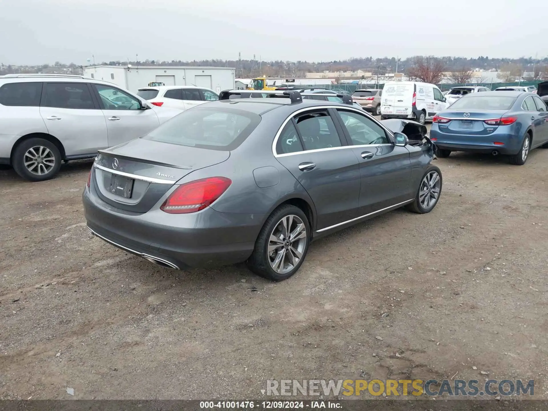 4 fotografías del automóvil dañado 55SWF8EB5KU296959 MERCEDES-BENZ C 300 2019