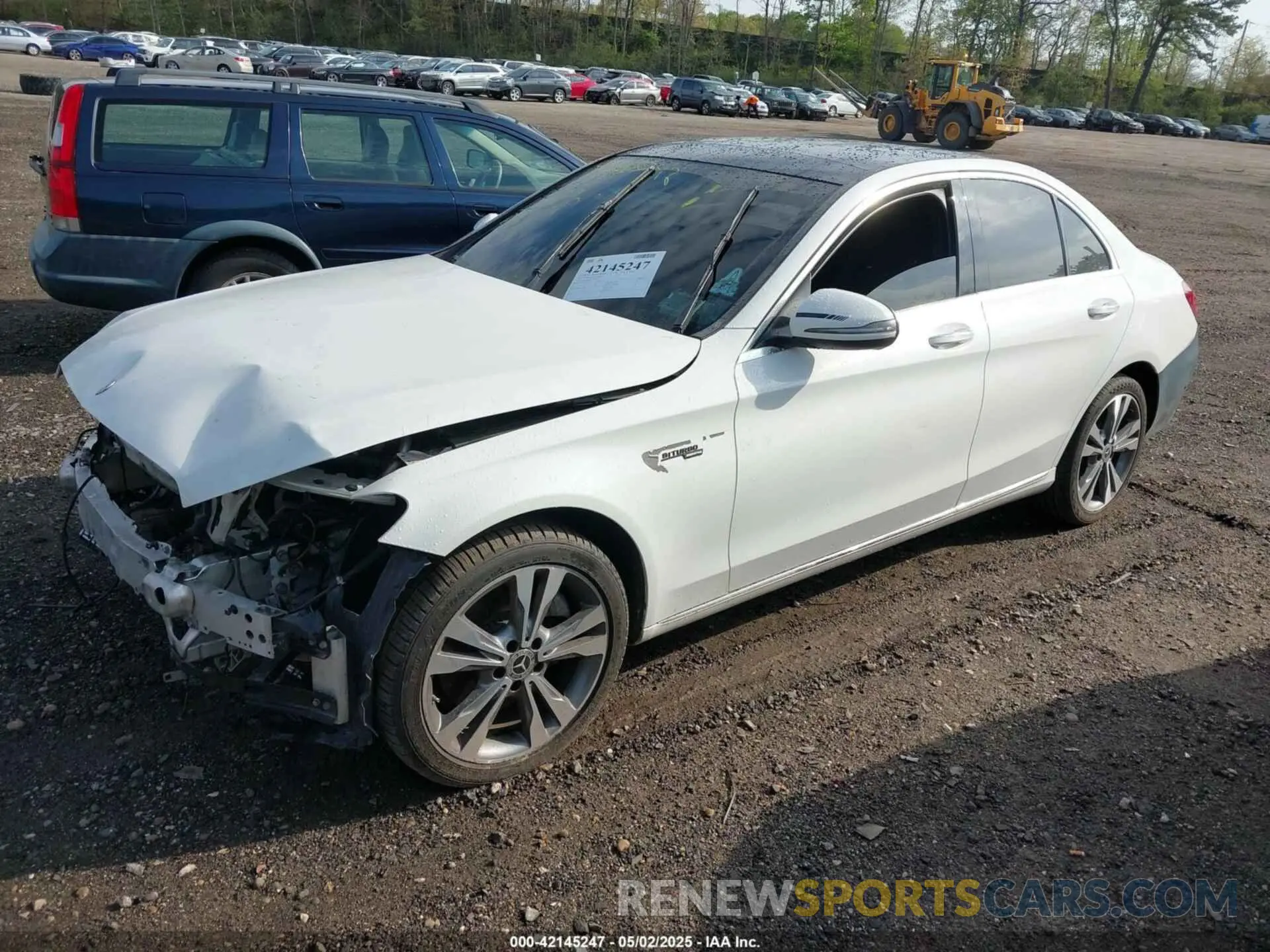 2 fotografías del automóvil dañado 55SWF8EB8KU298995 MERCEDES-BENZ C 300 2019