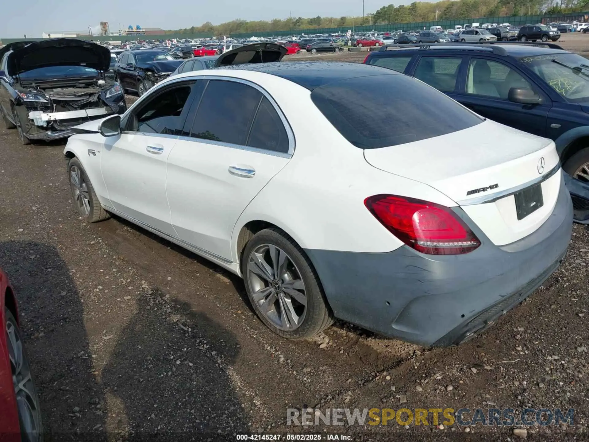 3 fotografías del automóvil dañado 55SWF8EB8KU298995 MERCEDES-BENZ C 300 2019
