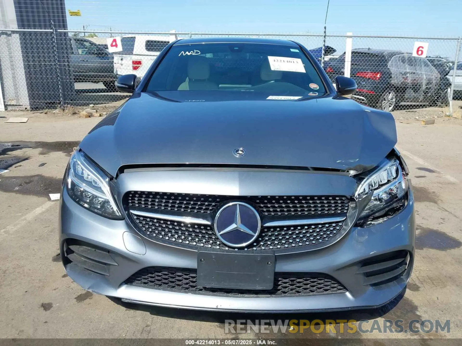 12 fotografías del automóvil dañado 55SWF8EB8KU308344 MERCEDES-BENZ C 300 2019