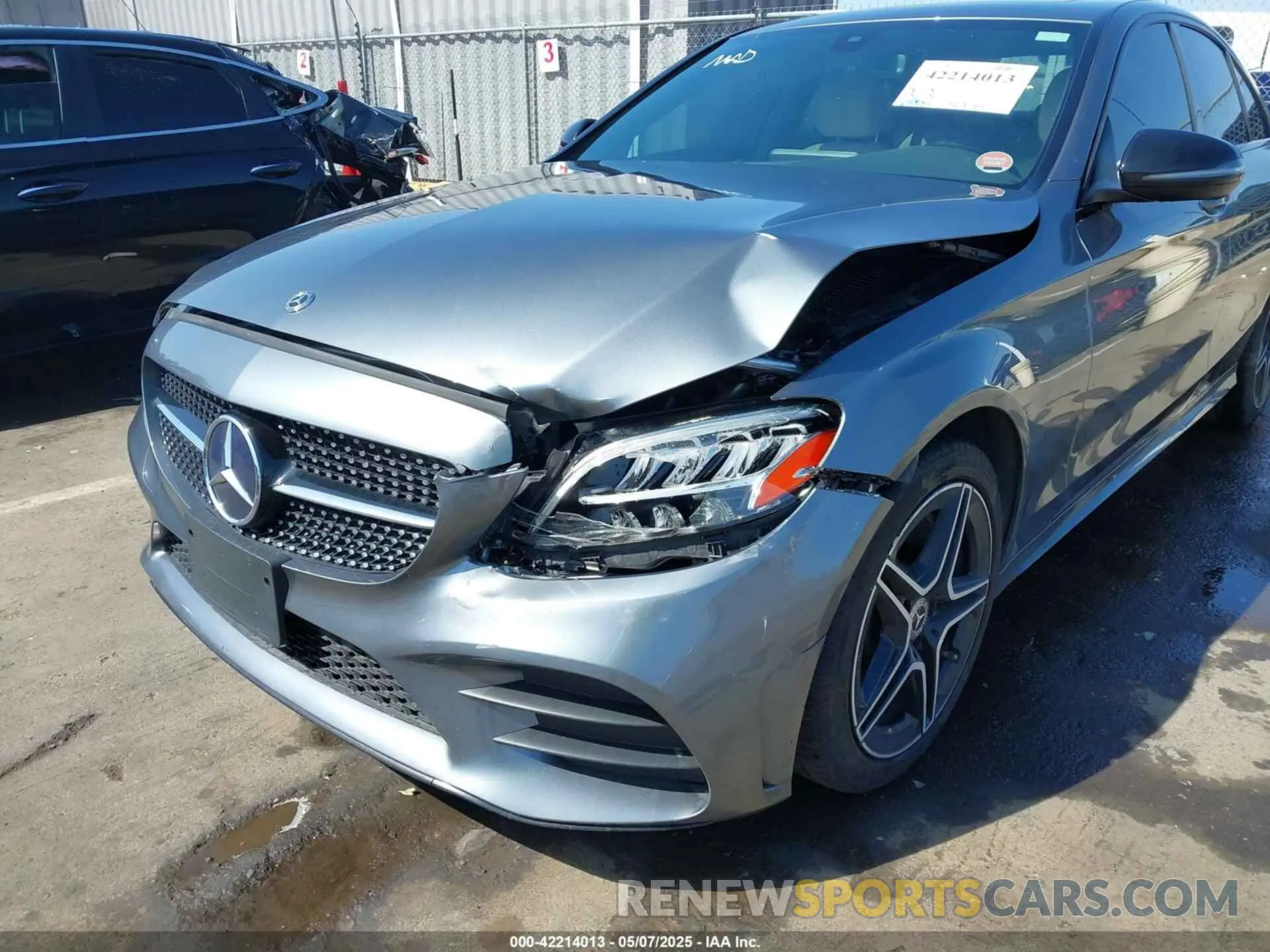 6 fotografías del automóvil dañado 55SWF8EB8KU308344 MERCEDES-BENZ C 300 2019