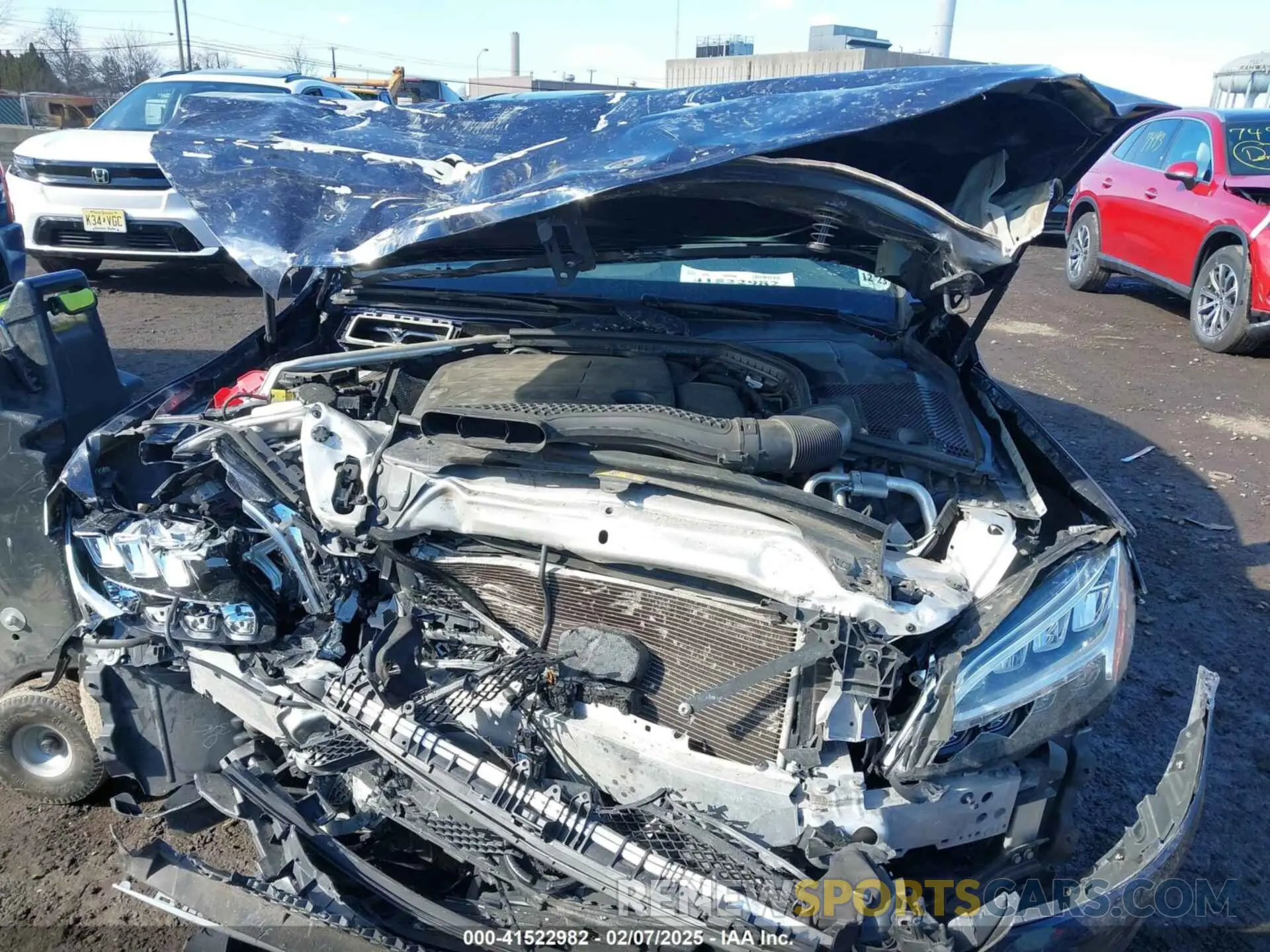 10 fotografías del automóvil dañado 55SWF8EB9KU301449 MERCEDES-BENZ C 300 2019