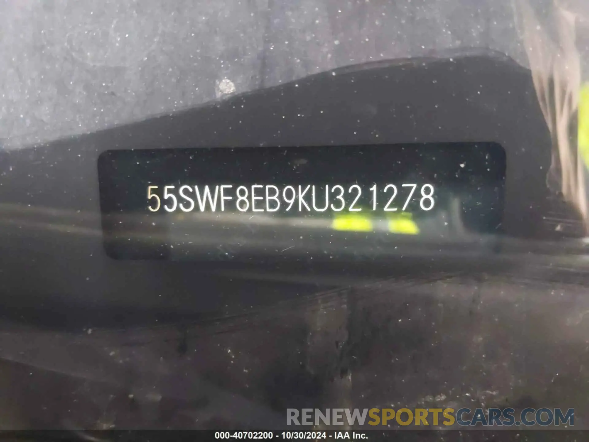 17 fotografías del automóvil dañado 55SWF8EB9KU321278 MERCEDES-BENZ C 300 2019