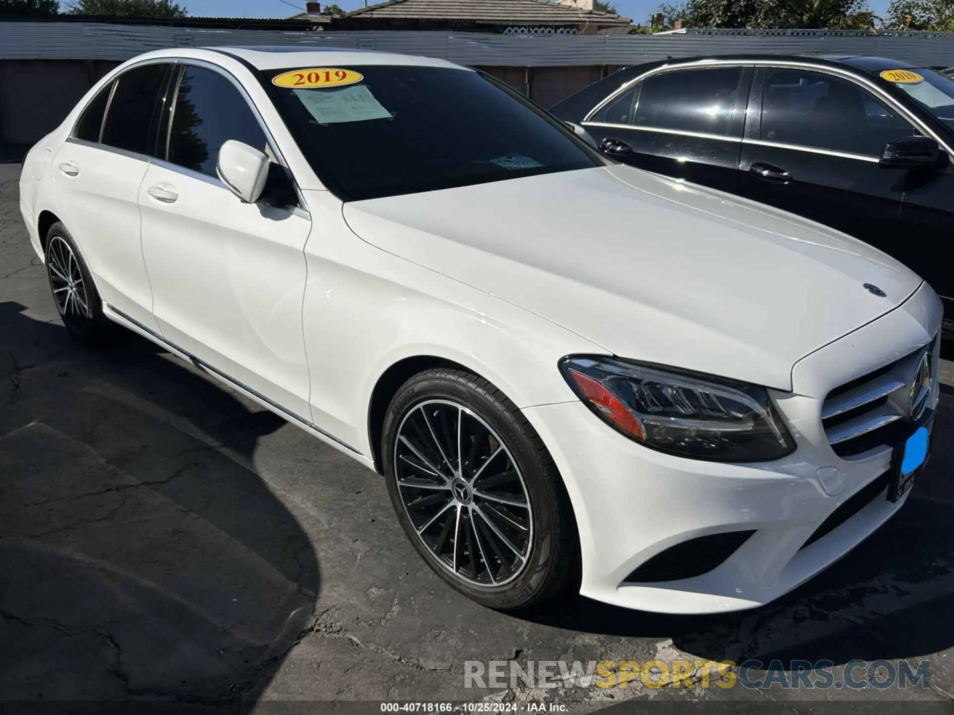 1 fotografías del automóvil dañado WDDWF8DBXKR462377 MERCEDES-BENZ C 300 2019