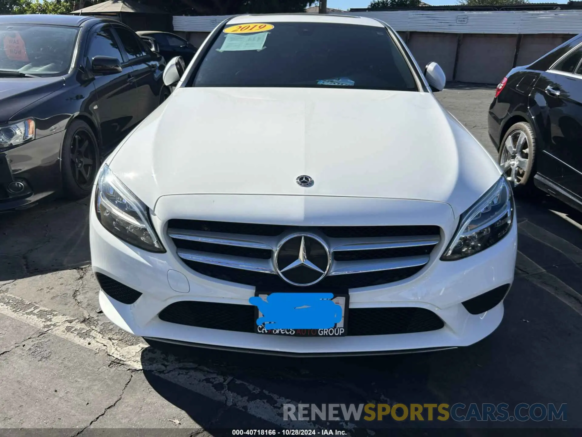 13 fotografías del automóvil dañado WDDWF8DBXKR462377 MERCEDES-BENZ C 300 2019