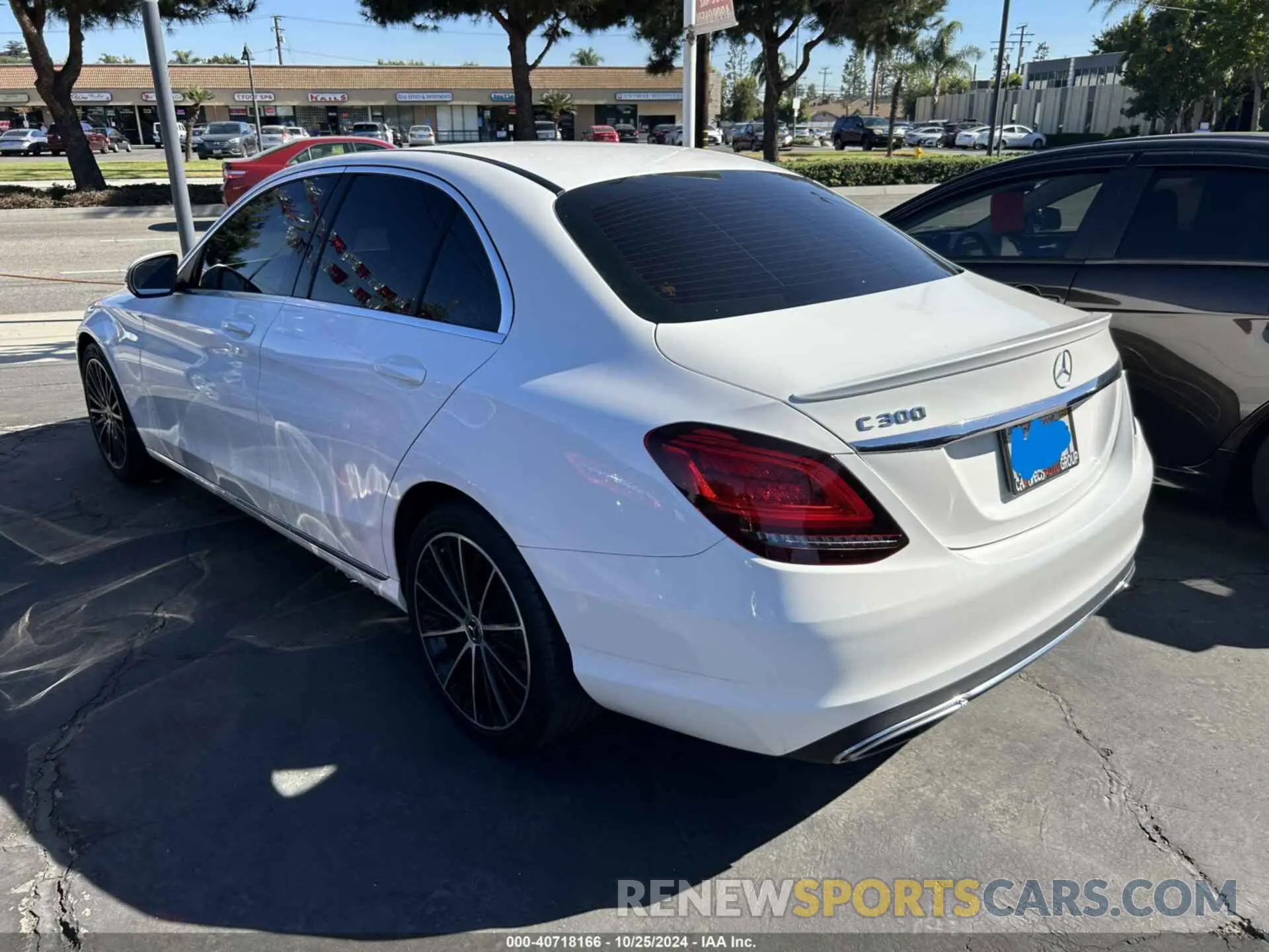3 fotografías del automóvil dañado WDDWF8DBXKR462377 MERCEDES-BENZ C 300 2019