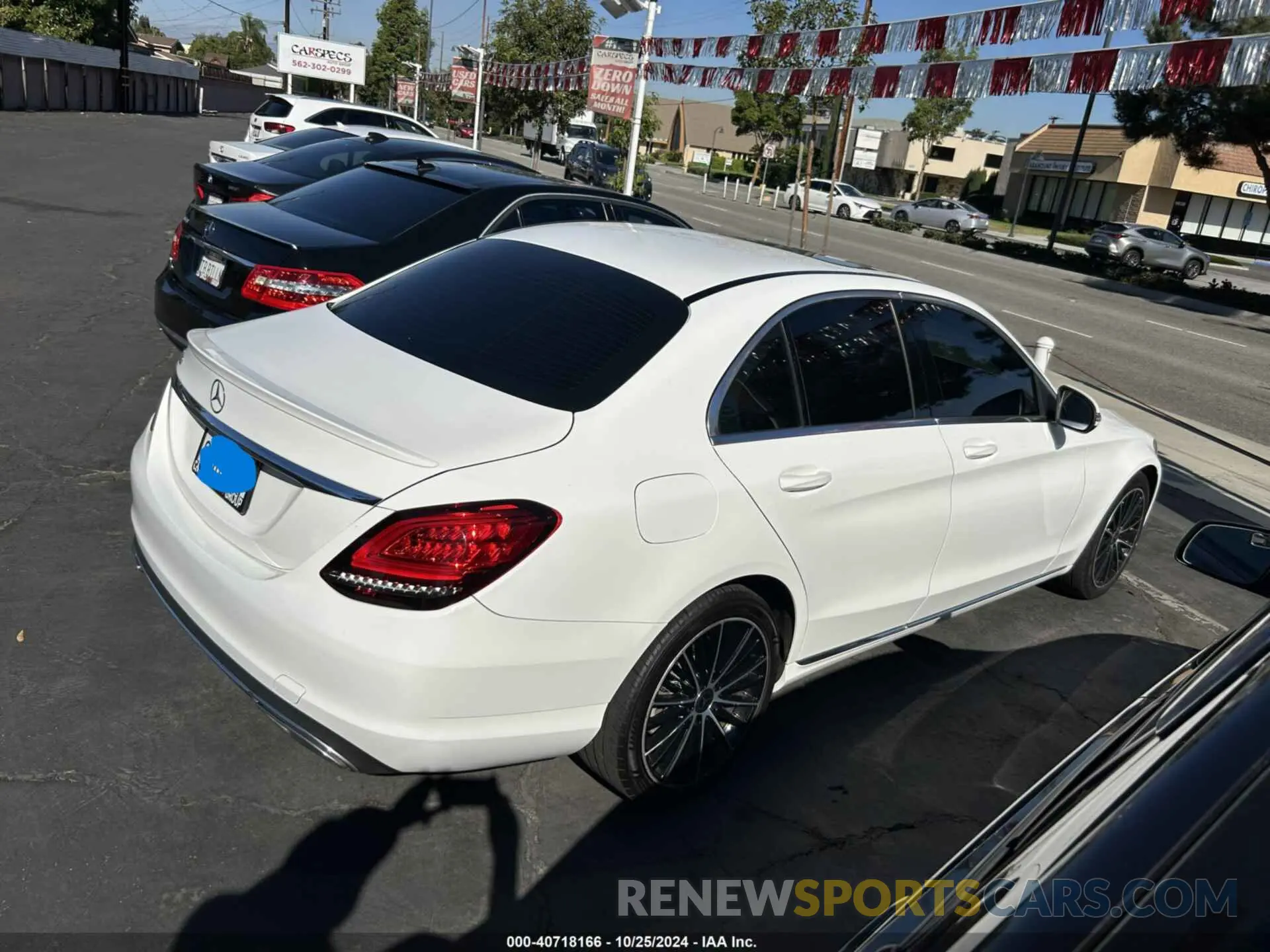 4 fotografías del automóvil dañado WDDWF8DBXKR462377 MERCEDES-BENZ C 300 2019