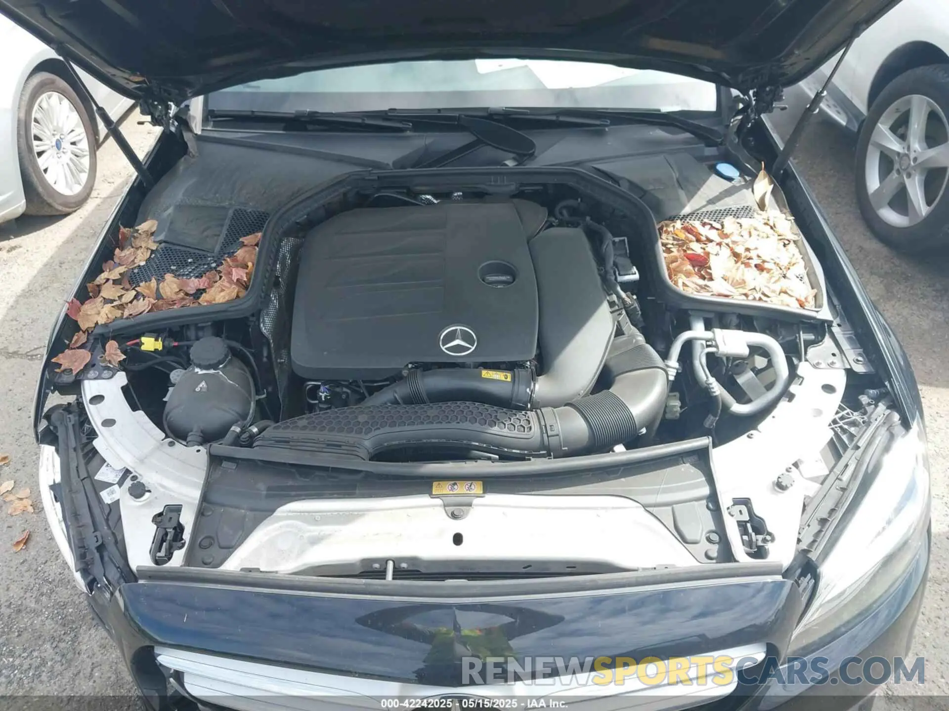 10 fotografías del automóvil dañado WDDWF8EB1KR459513 MERCEDES-BENZ C 300 2019