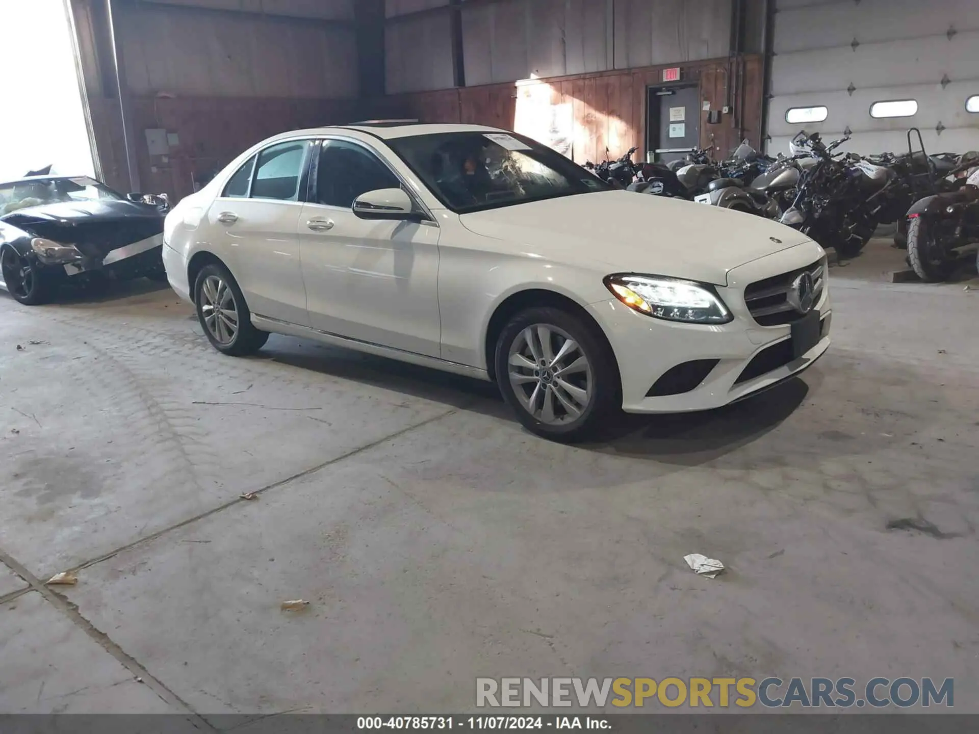 1 fotografías del automóvil dañado WDDWF8EB3KR501678 MERCEDES-BENZ C 300 2019