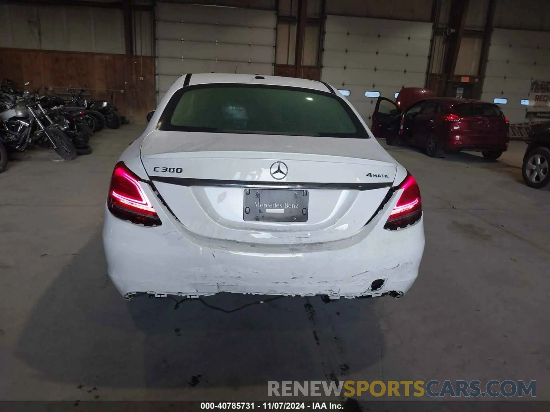 16 fotografías del automóvil dañado WDDWF8EB3KR501678 MERCEDES-BENZ C 300 2019