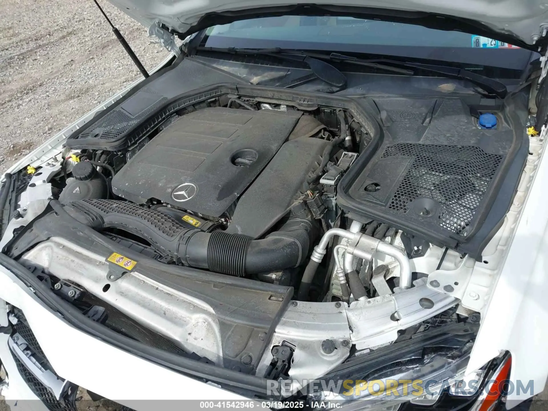 10 fotografías del automóvil dañado WDDWF8EB6KR458115 MERCEDES-BENZ C 300 2019
