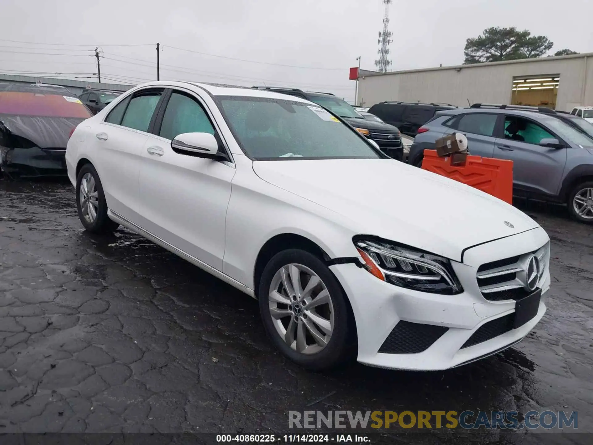 1 fotografías del automóvil dañado WDDWF8EB7KR484397 MERCEDES-BENZ C 300 2019