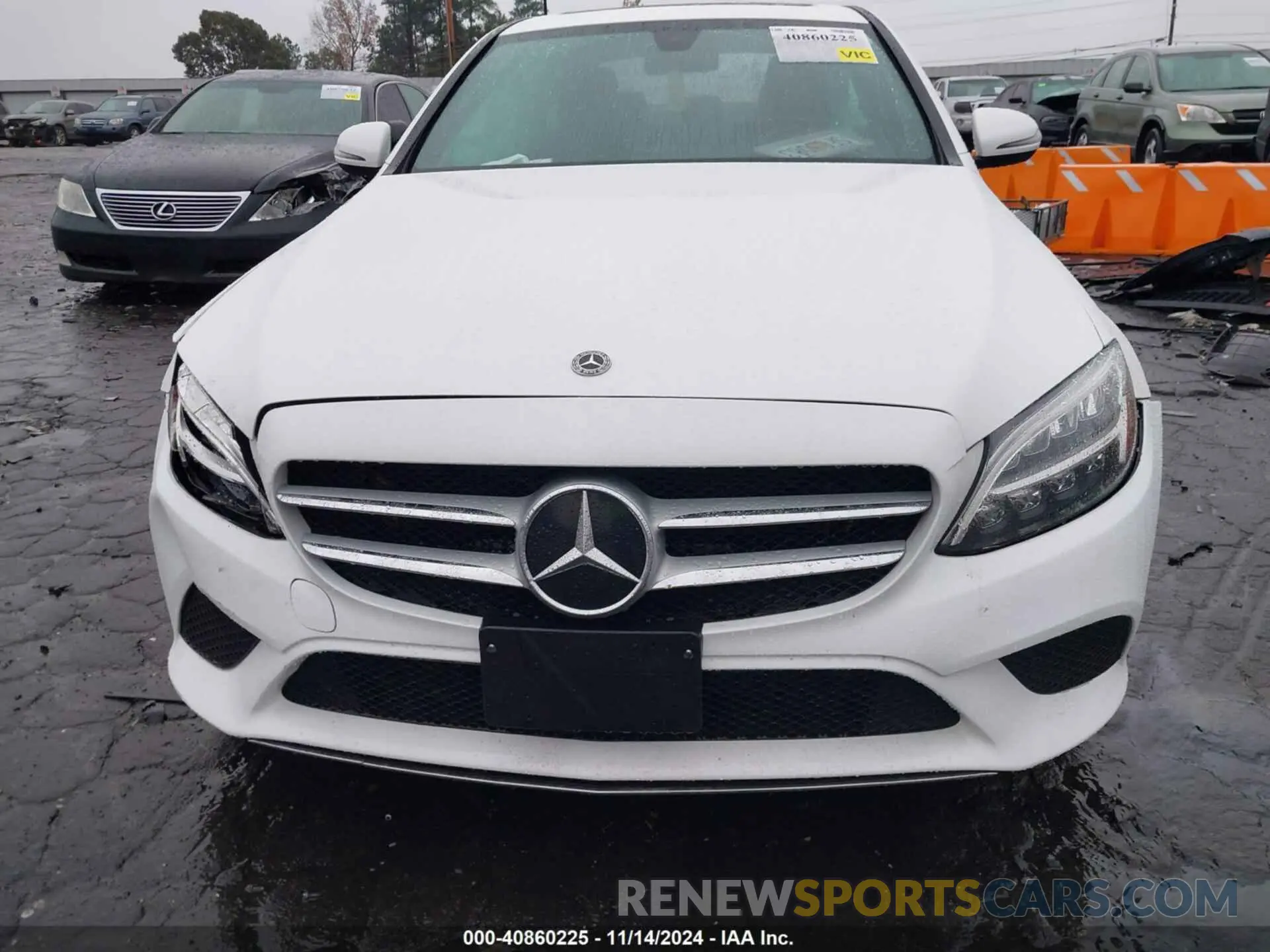 17 fotografías del automóvil dañado WDDWF8EB7KR484397 MERCEDES-BENZ C 300 2019