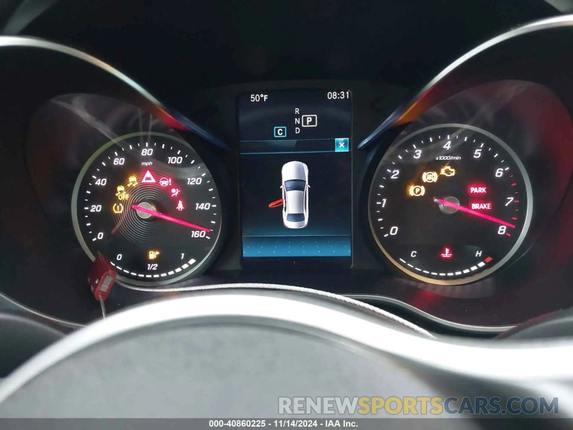 7 fotografías del automóvil dañado WDDWF8EB7KR484397 MERCEDES-BENZ C 300 2019