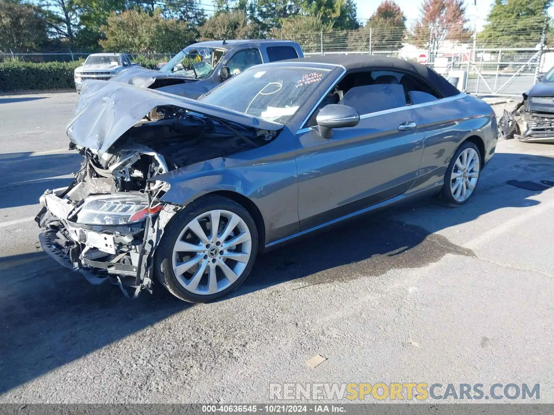 2 fotografías del automóvil dañado WDDWK8DB4KF769881 MERCEDES-BENZ C 300 2019
