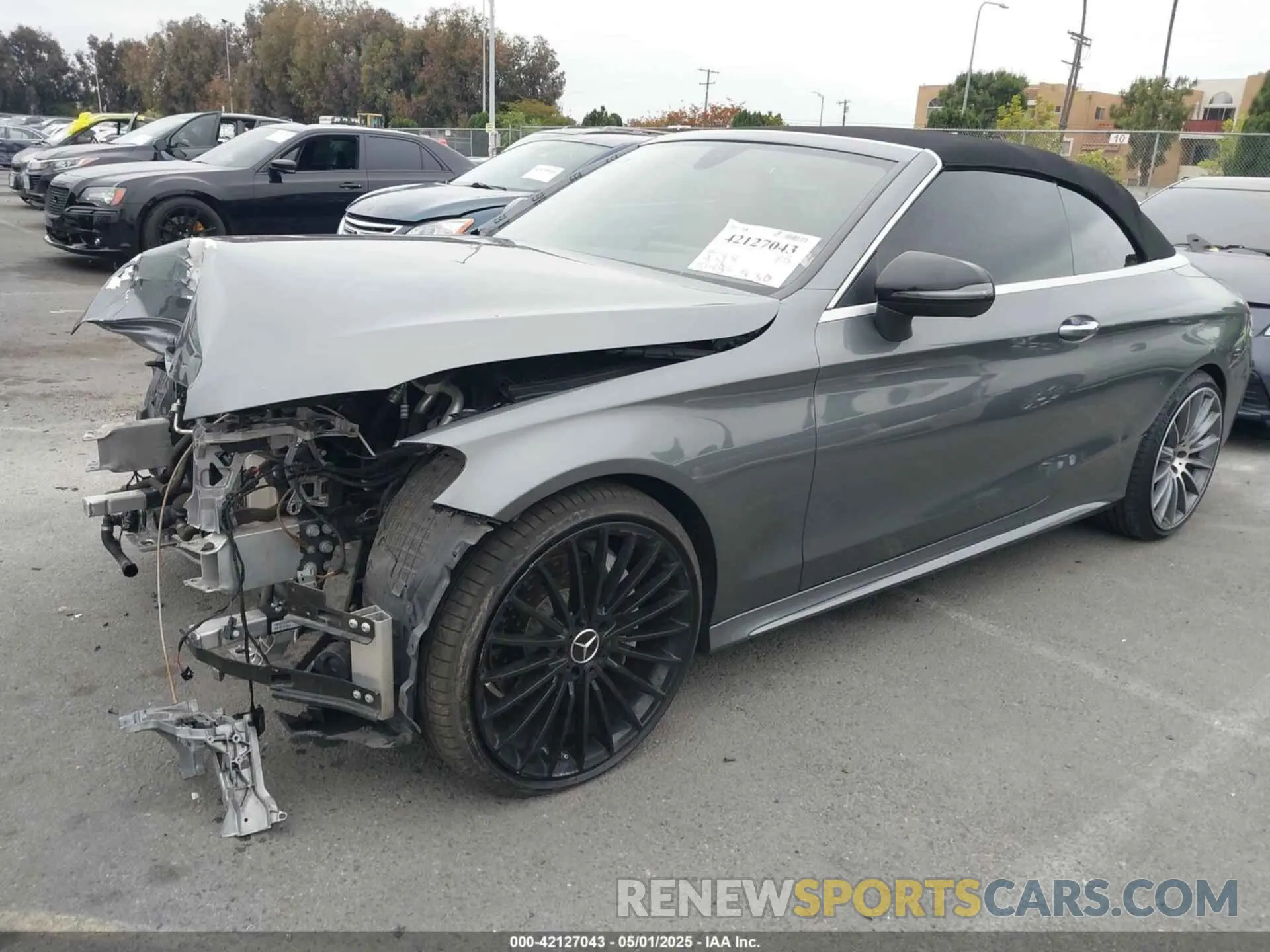 2 fotografías del automóvil dañado WDDWK8DB4KF901750 MERCEDES-BENZ C 300 2019