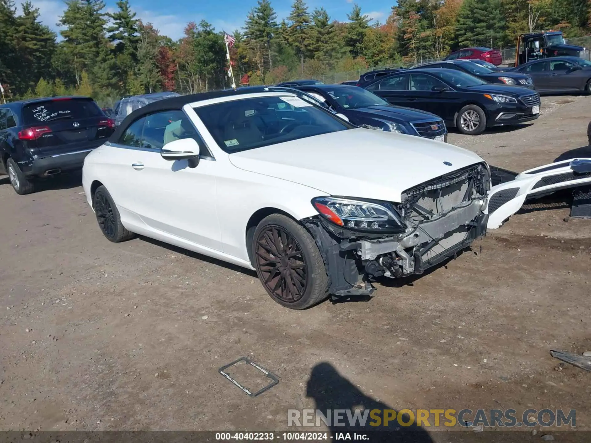 1 fotografías del automóvil dañado WDDWK8EB0KF791715 MERCEDES-BENZ C 300 2019