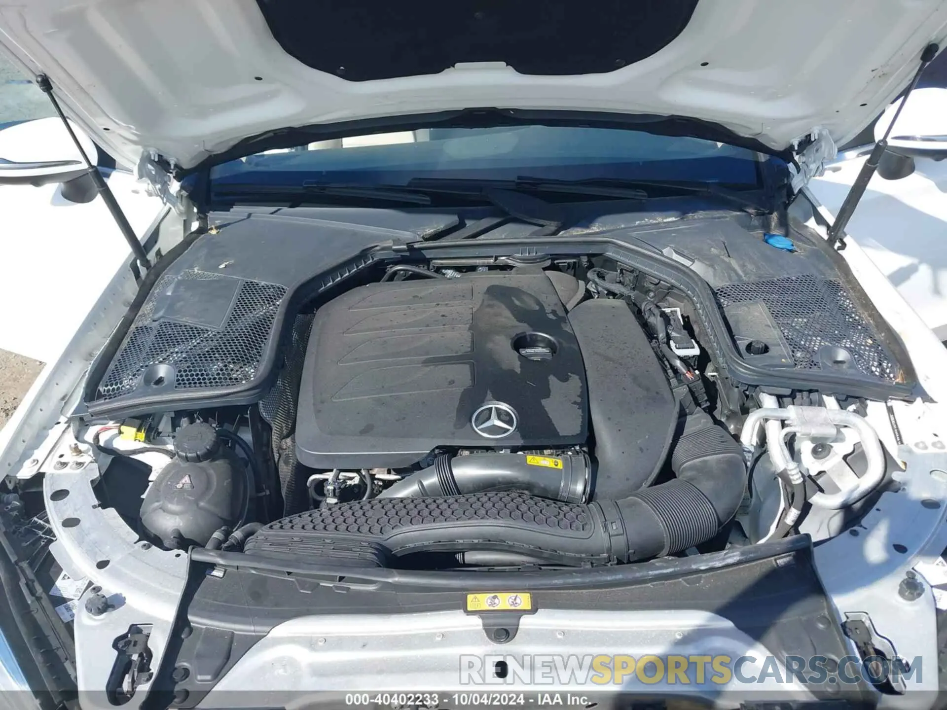 10 fotografías del automóvil dañado WDDWK8EB0KF791715 MERCEDES-BENZ C 300 2019