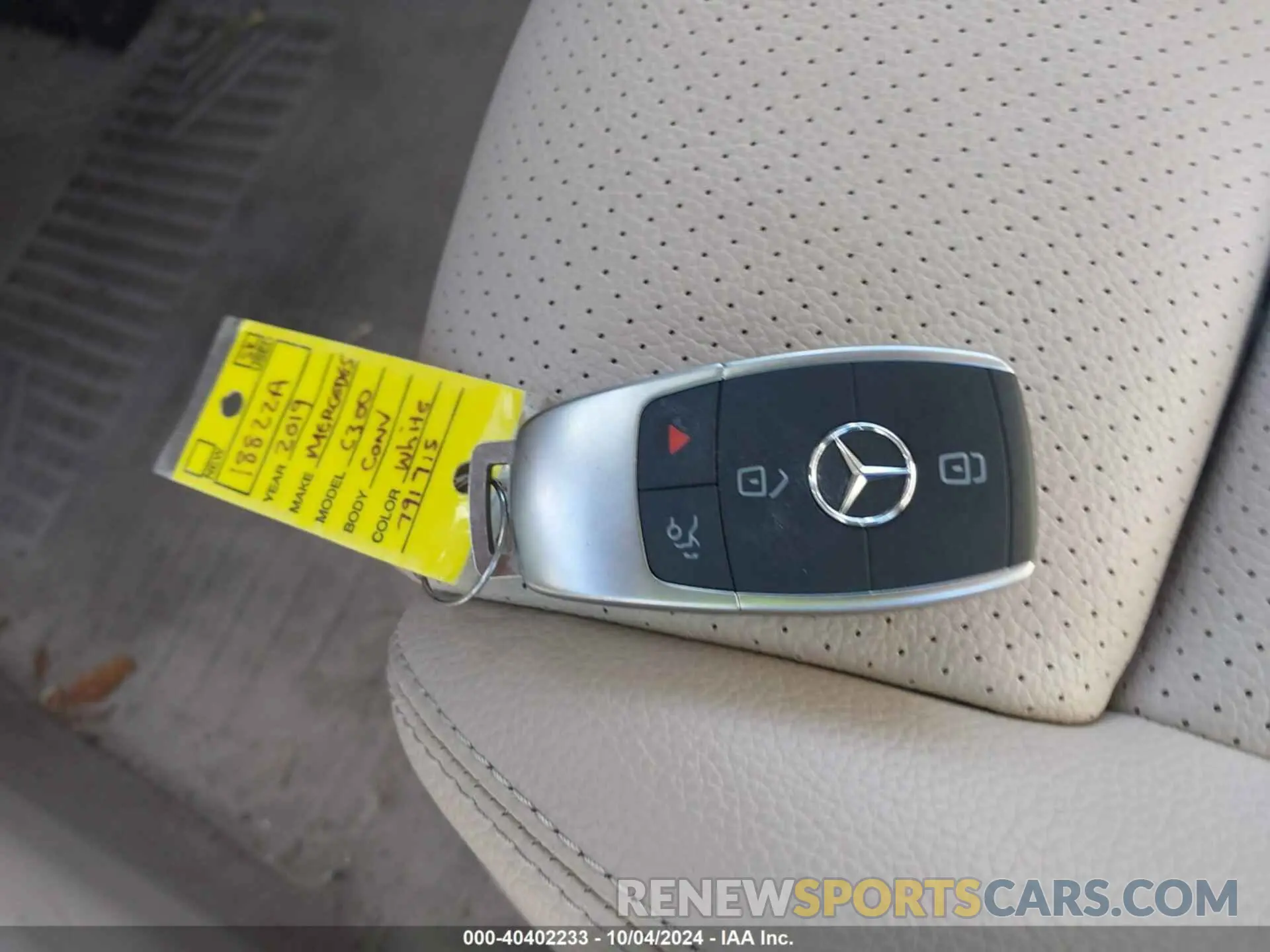 11 fotografías del automóvil dañado WDDWK8EB0KF791715 MERCEDES-BENZ C 300 2019