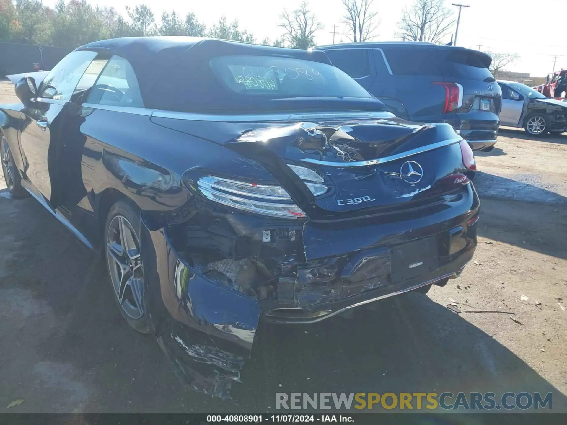 17 fotografías del automóvil dañado WDDWK8EB0KF814653 MERCEDES-BENZ C 300 2019