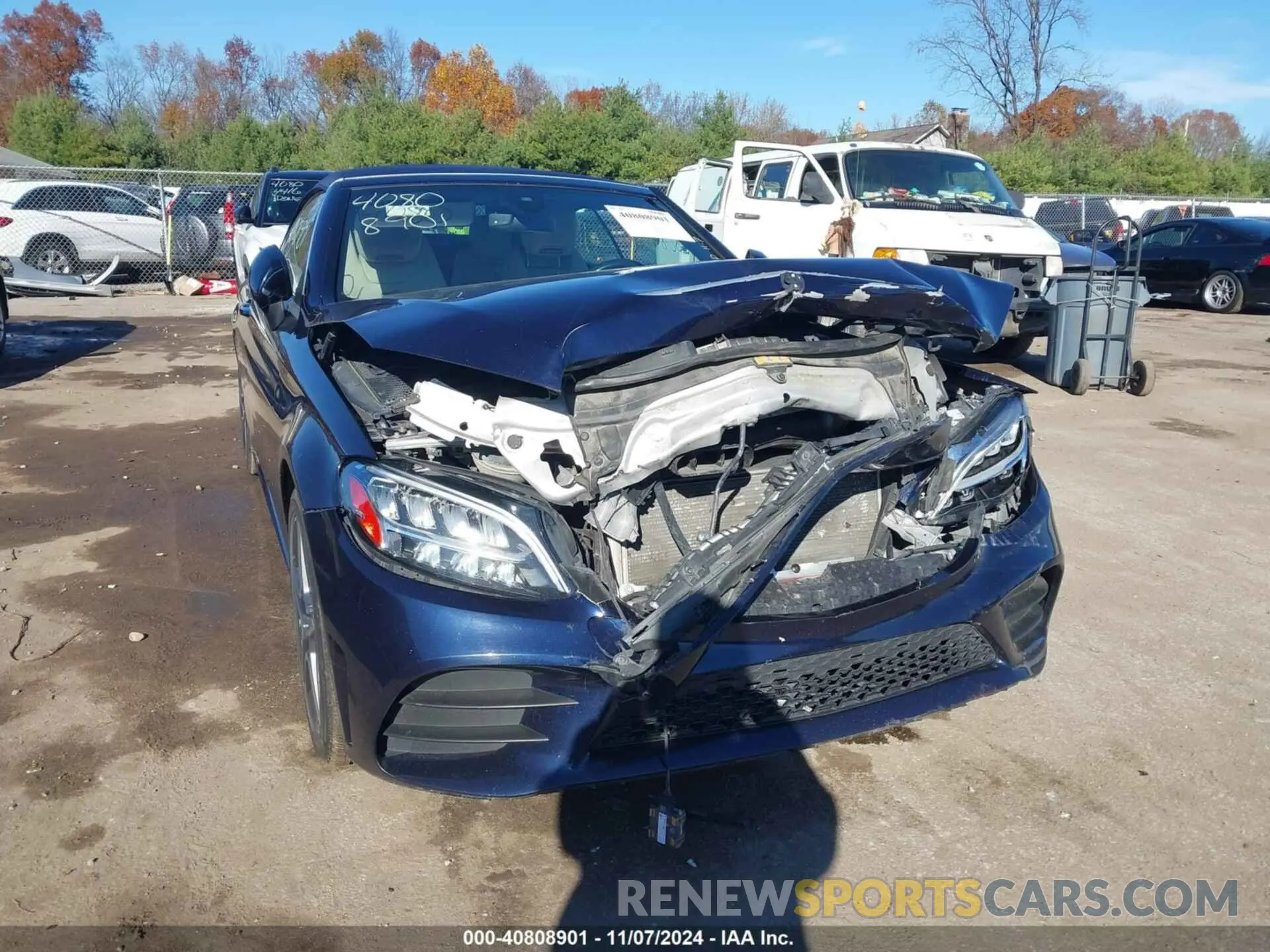 6 fotografías del automóvil dañado WDDWK8EB0KF814653 MERCEDES-BENZ C 300 2019