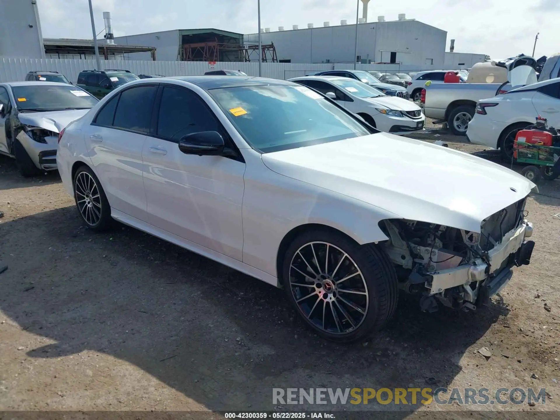 1 fotografías del automóvil dañado 55SWF8DB0LU325495 MERCEDES-BENZ C 300 2020