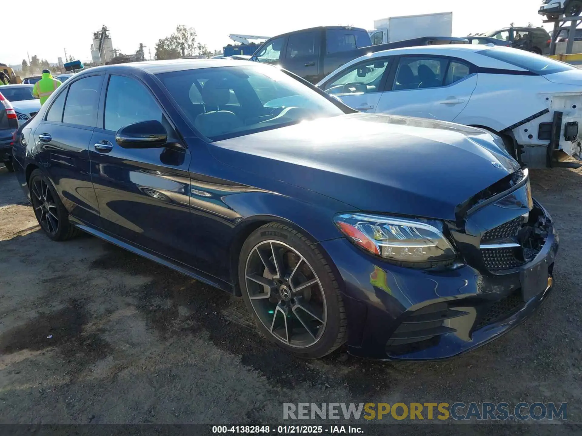 1 fotografías del automóvil dañado 55SWF8DB0LU325884 MERCEDES-BENZ C 300 2020