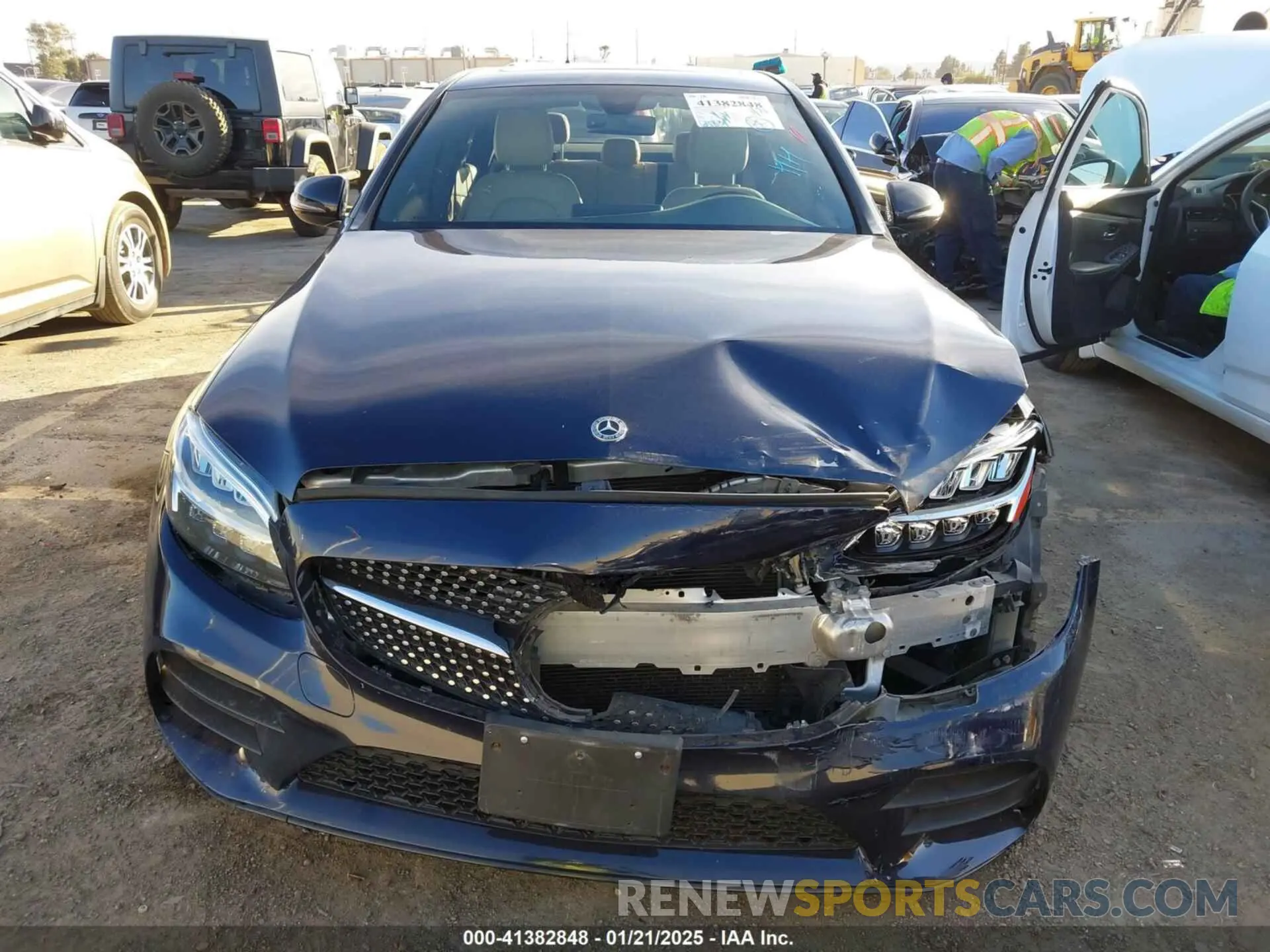 12 fotografías del automóvil dañado 55SWF8DB0LU325884 MERCEDES-BENZ C 300 2020