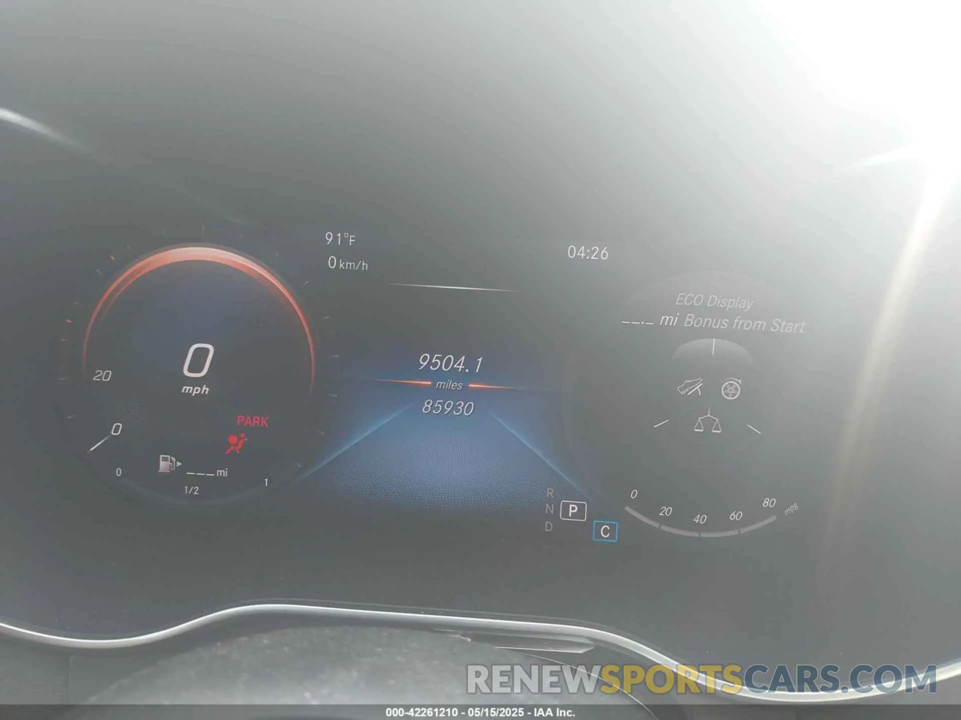 7 fotografías del automóvil dañado 55SWF8DB0LU326579 MERCEDES-BENZ C 300 2020