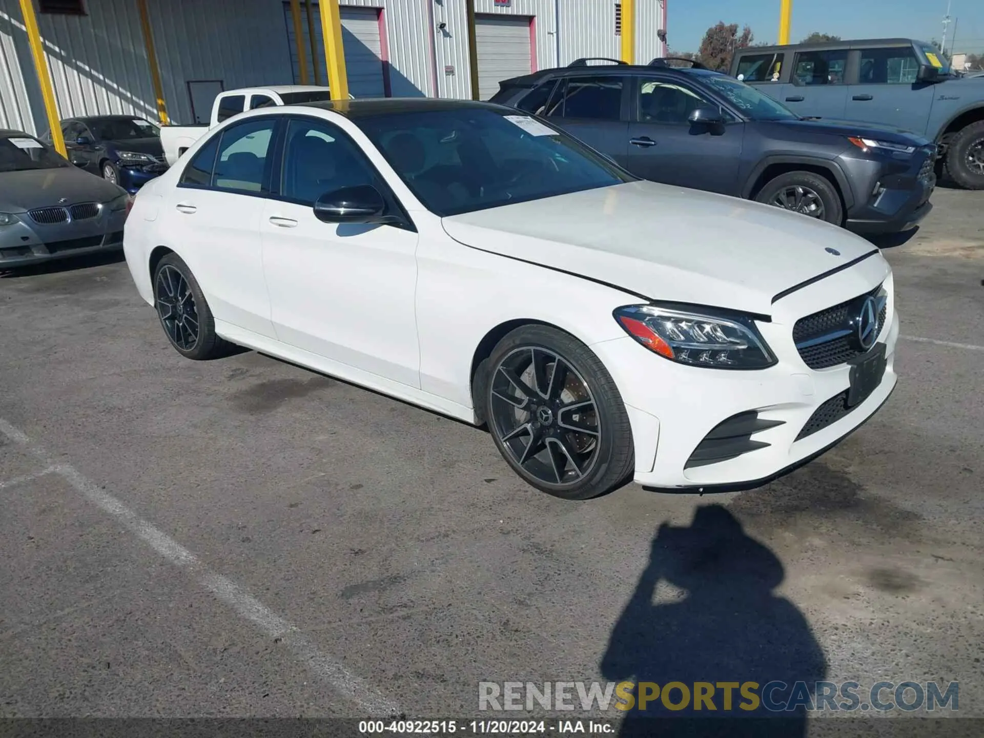 1 fotografías del automóvil dañado 55SWF8DB1LU322850 MERCEDES-BENZ C 300 2020