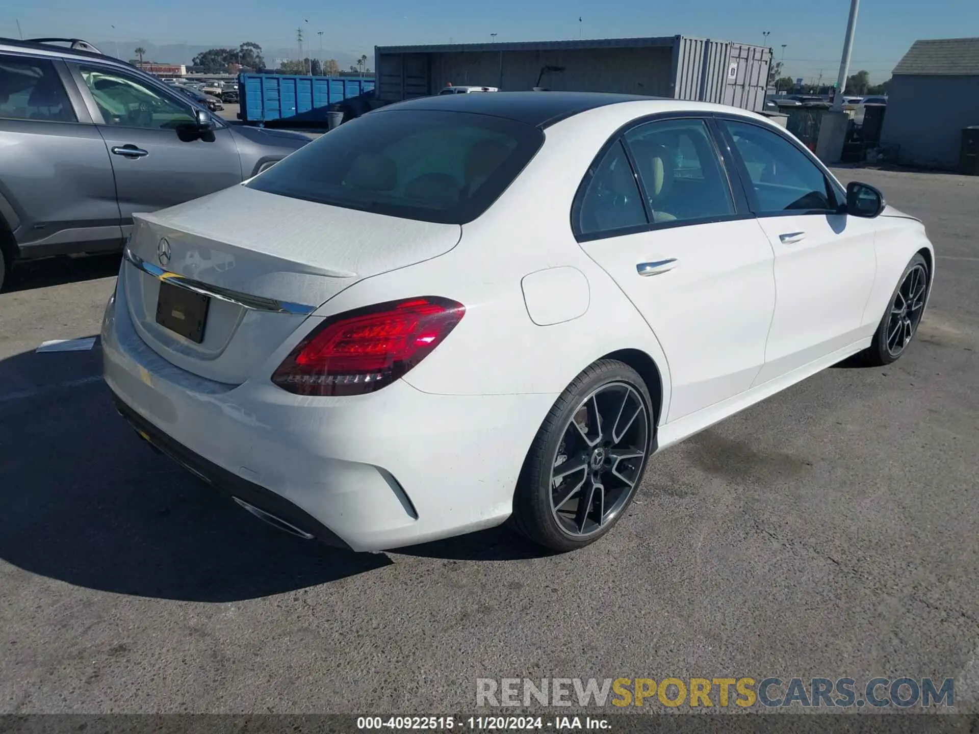 4 fotografías del automóvil dañado 55SWF8DB1LU322850 MERCEDES-BENZ C 300 2020