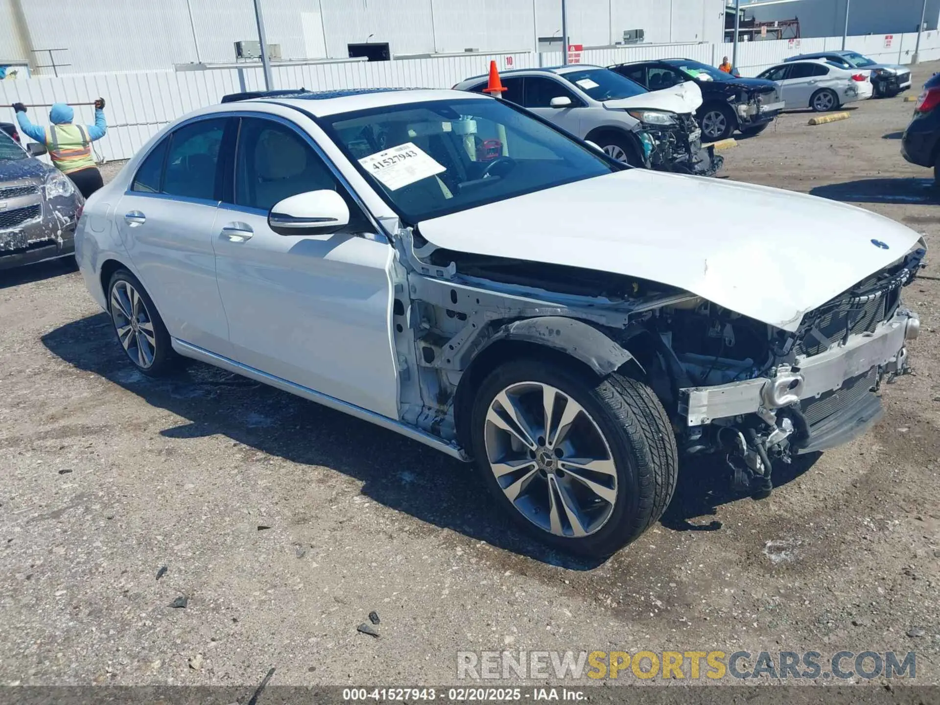 1 fotografías del automóvil dañado 55SWF8DB5LU327808 MERCEDES-BENZ C 300 2020