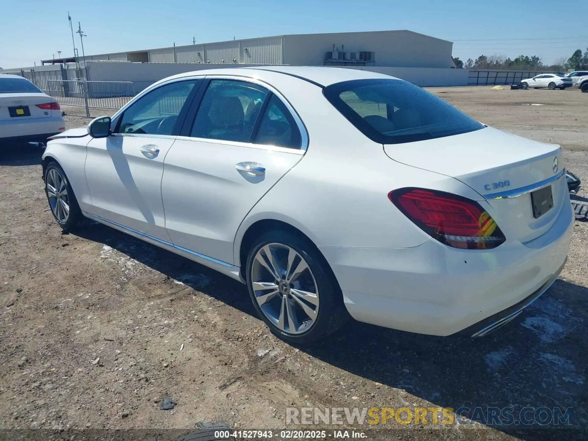 3 fotografías del automóvil dañado 55SWF8DB5LU327808 MERCEDES-BENZ C 300 2020