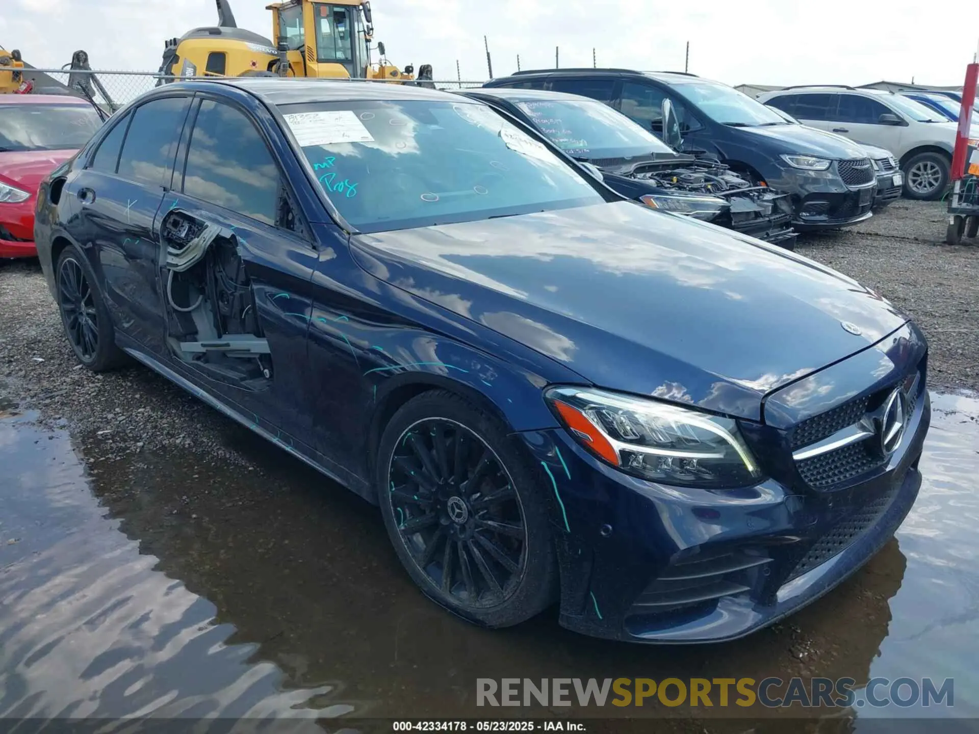 1 fotografías del automóvil dañado 55SWF8DB6LU326893 MERCEDES-BENZ C 300 2020
