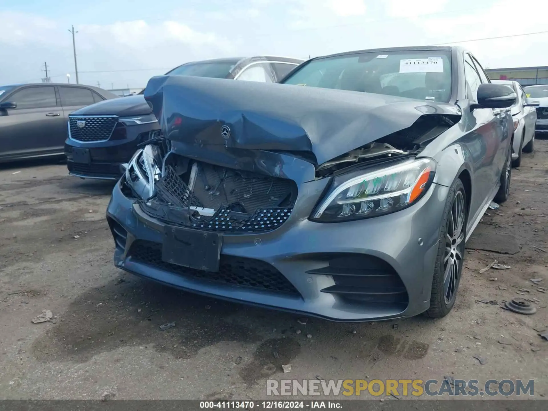 6 fotografías del automóvil dañado 55SWF8DB7LU326515 MERCEDES-BENZ C 300 2020