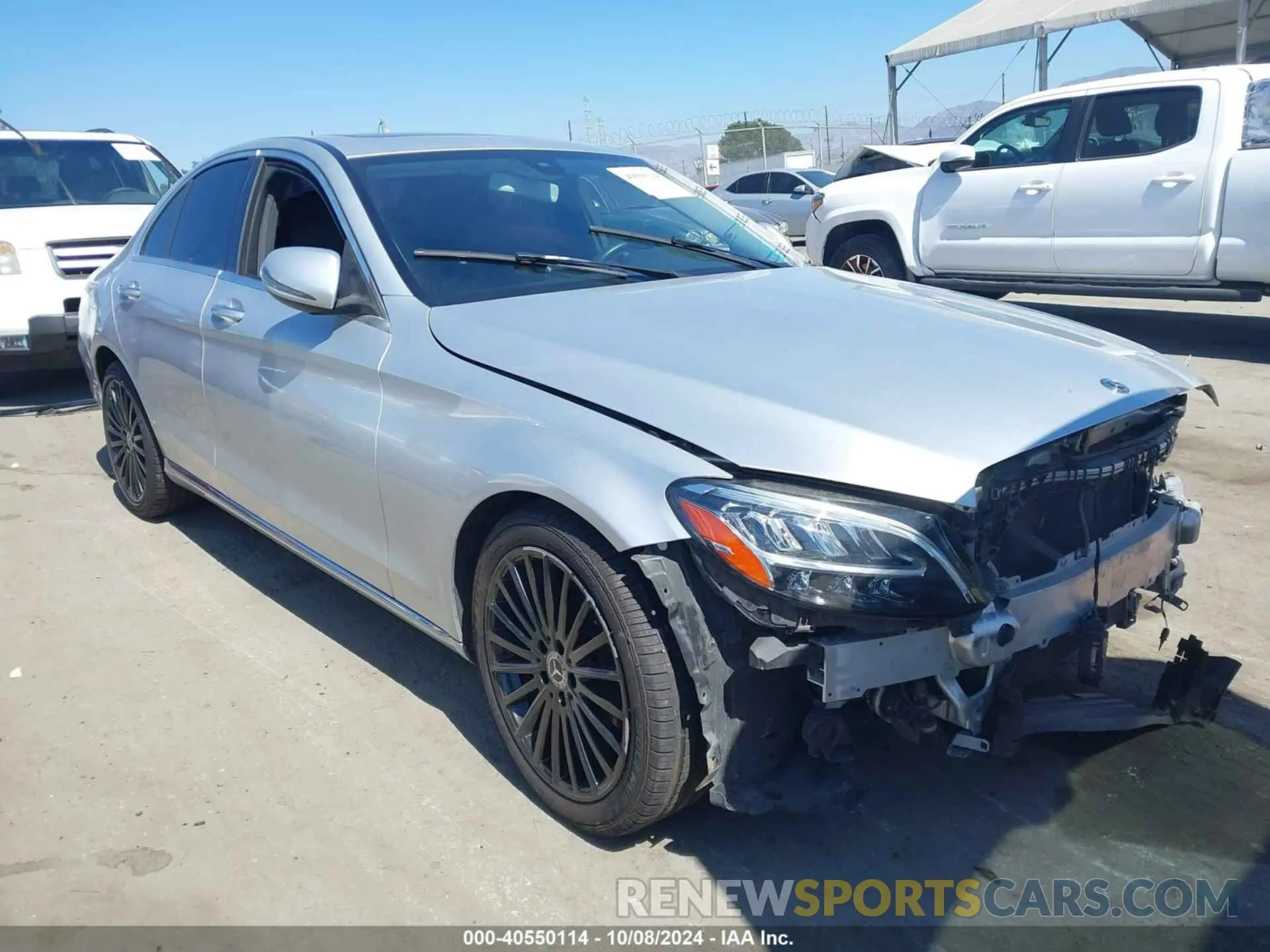 1 fotografías del automóvil dañado 55SWF8DBXLU325441 MERCEDES-BENZ C 300 2020