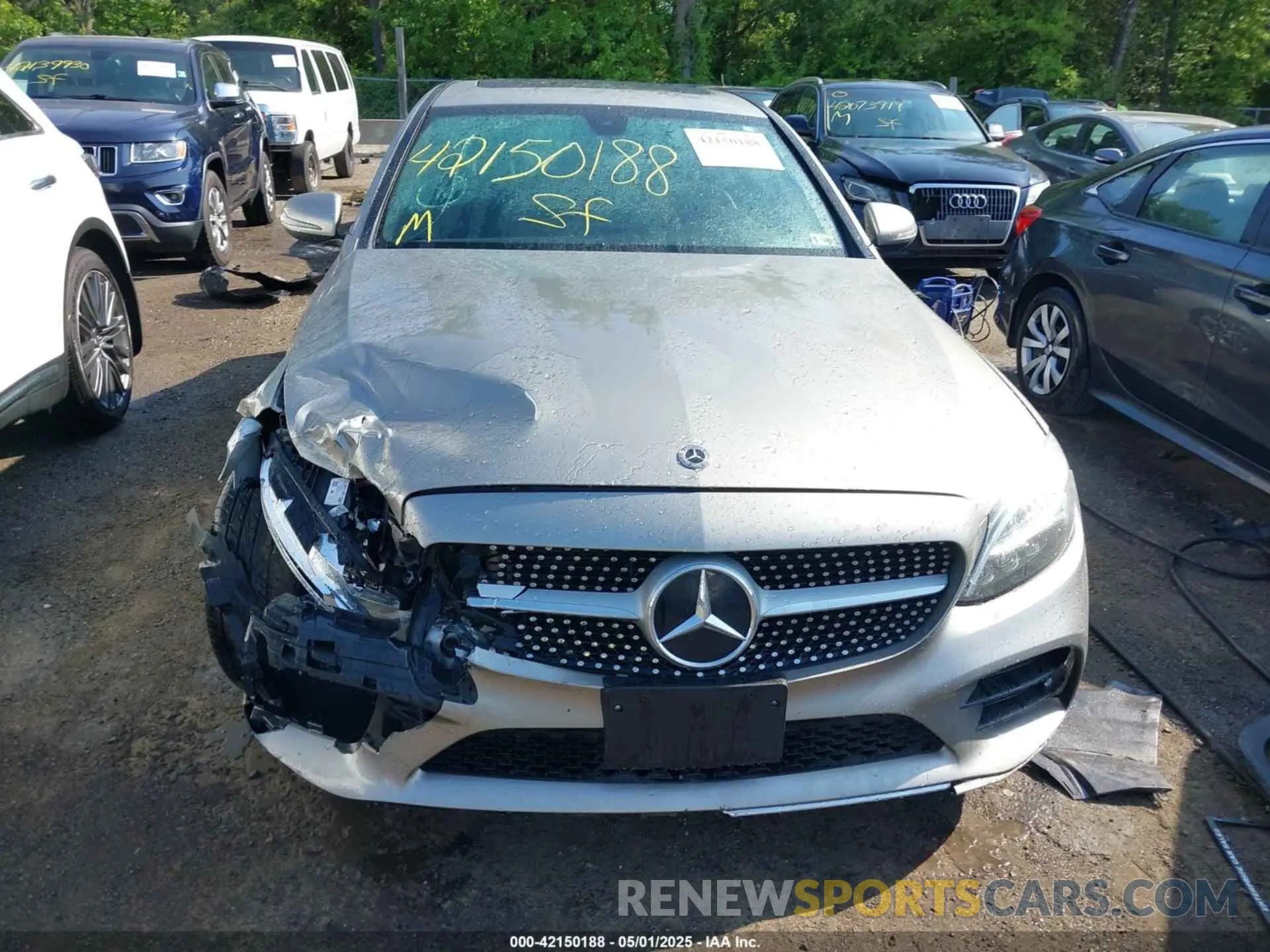 12 fotografías del automóvil dañado 55SWF8EB0LU329223 MERCEDES-BENZ C 300 2020