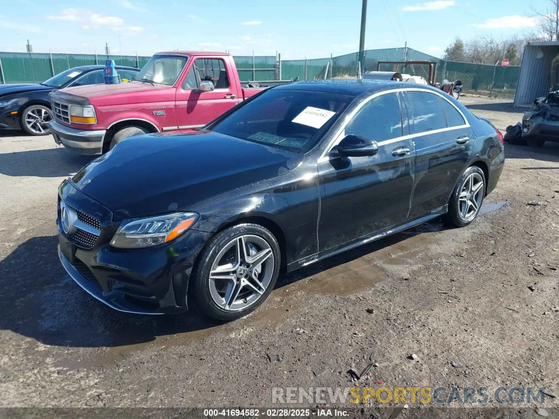 2 fotografías del automóvil dañado 55SWF8EBXLU333246 MERCEDES-BENZ C 300 2020