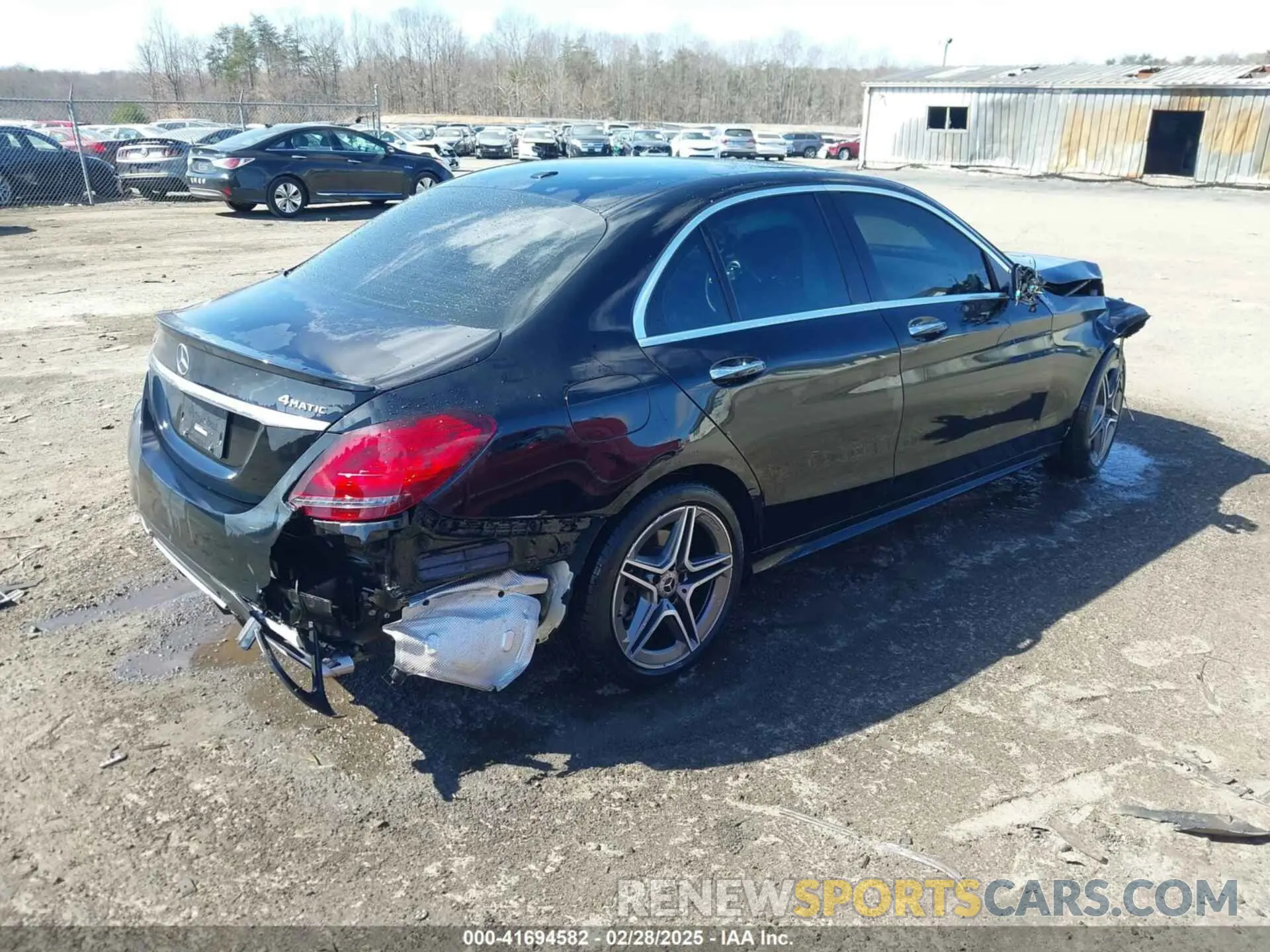 4 fotografías del automóvil dañado 55SWF8EBXLU333246 MERCEDES-BENZ C 300 2020