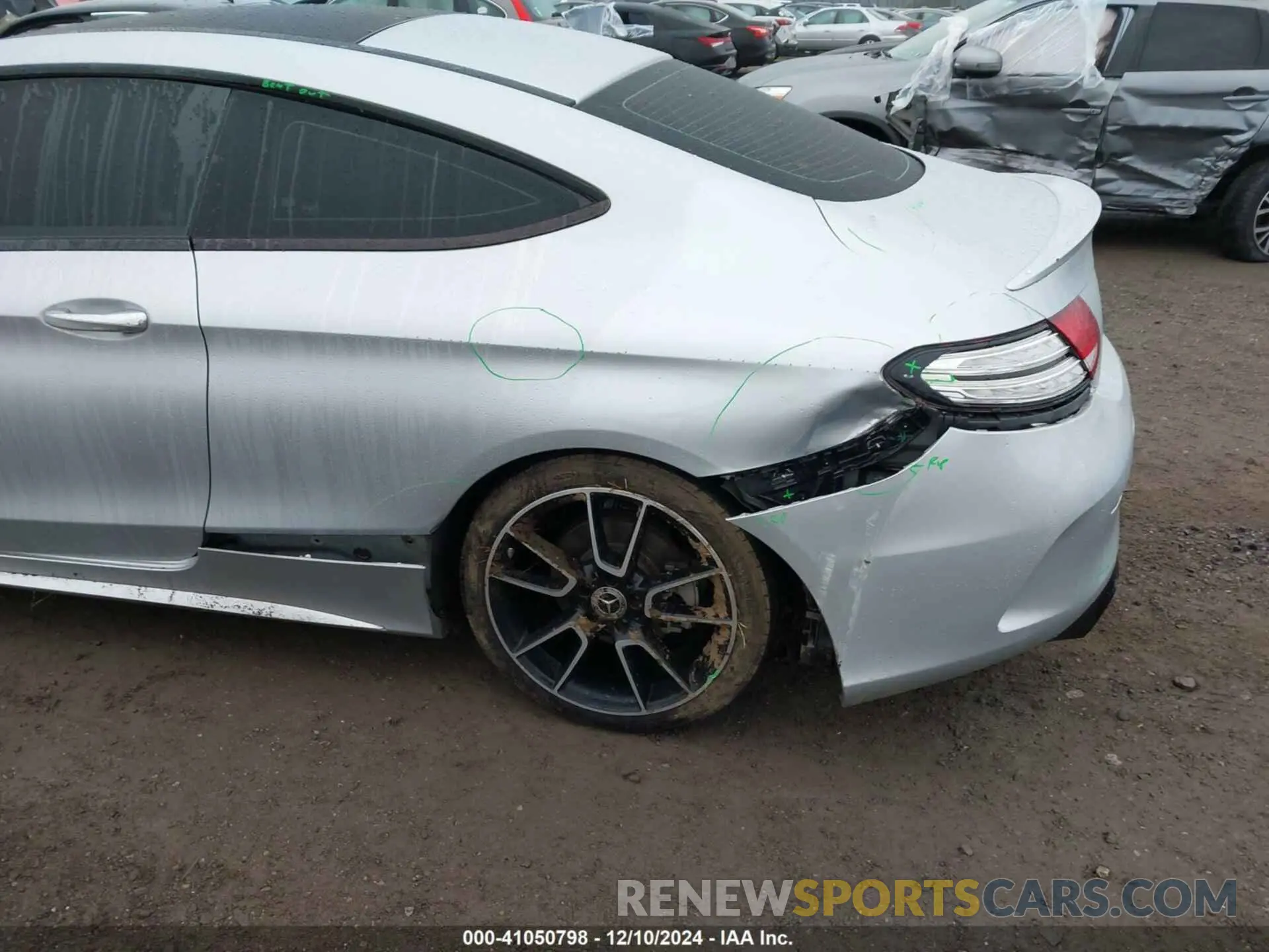 6 fotografías del automóvil dañado W1KWJ8DB4LF982558 MERCEDES-BENZ C 300 2020
