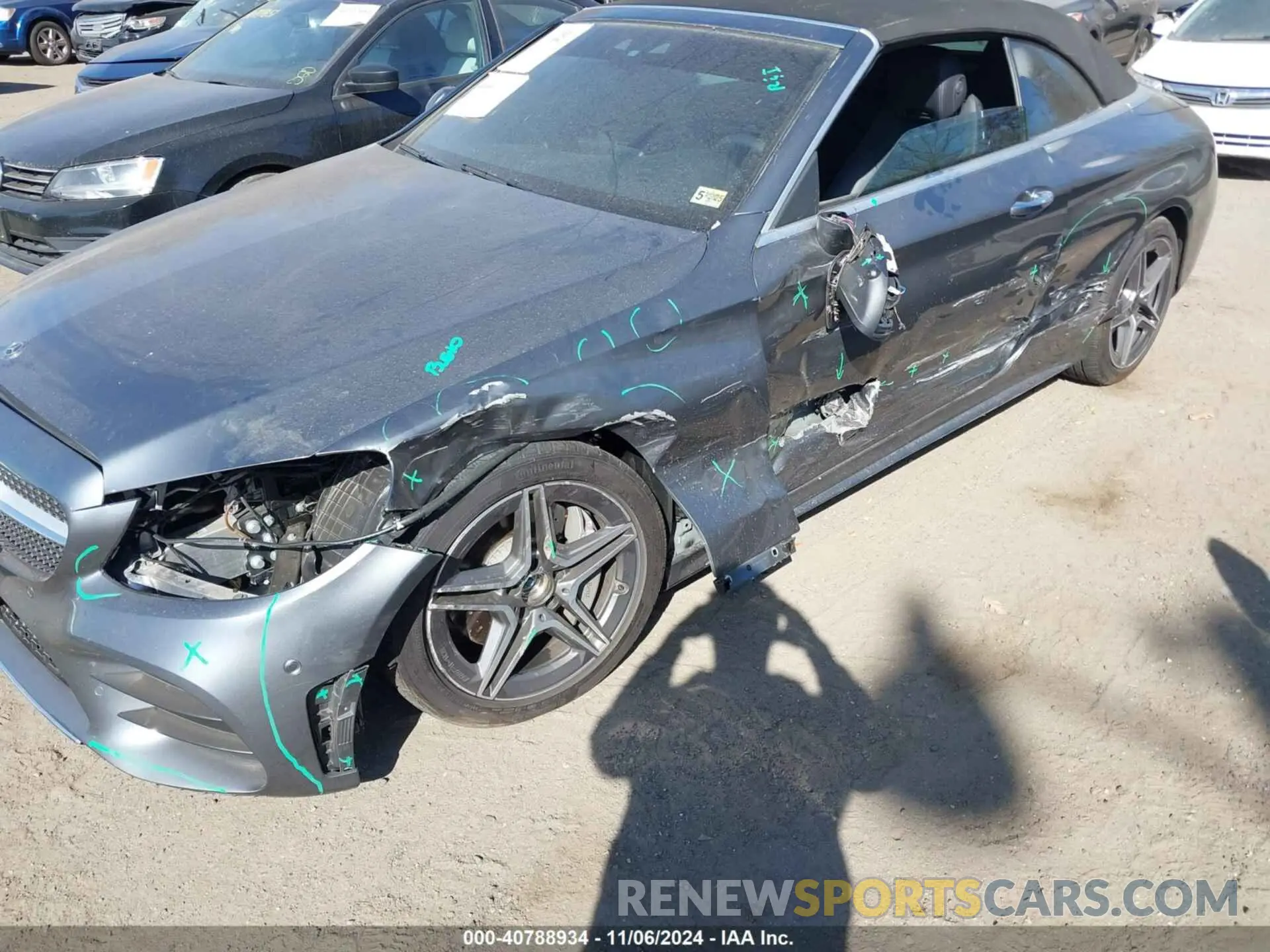 6 fotografías del automóvil dañado W1KWK8EB1LG022118 MERCEDES-BENZ C 300 2020