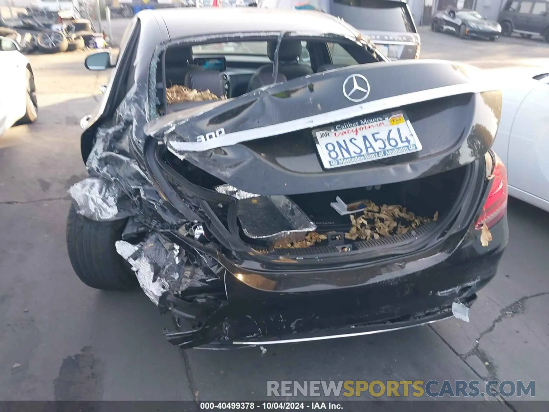 12 fotografías del automóvil dañado WDDWF8DB0LR548279 MERCEDES-BENZ C 300 2020