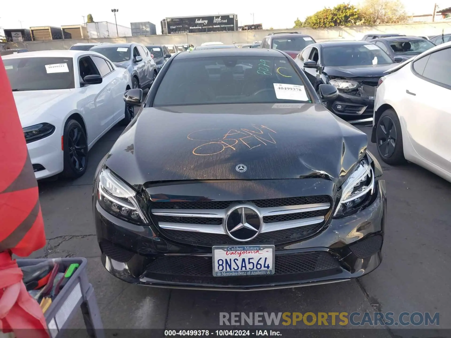 13 fotografías del automóvil dañado WDDWF8DB0LR548279 MERCEDES-BENZ C 300 2020