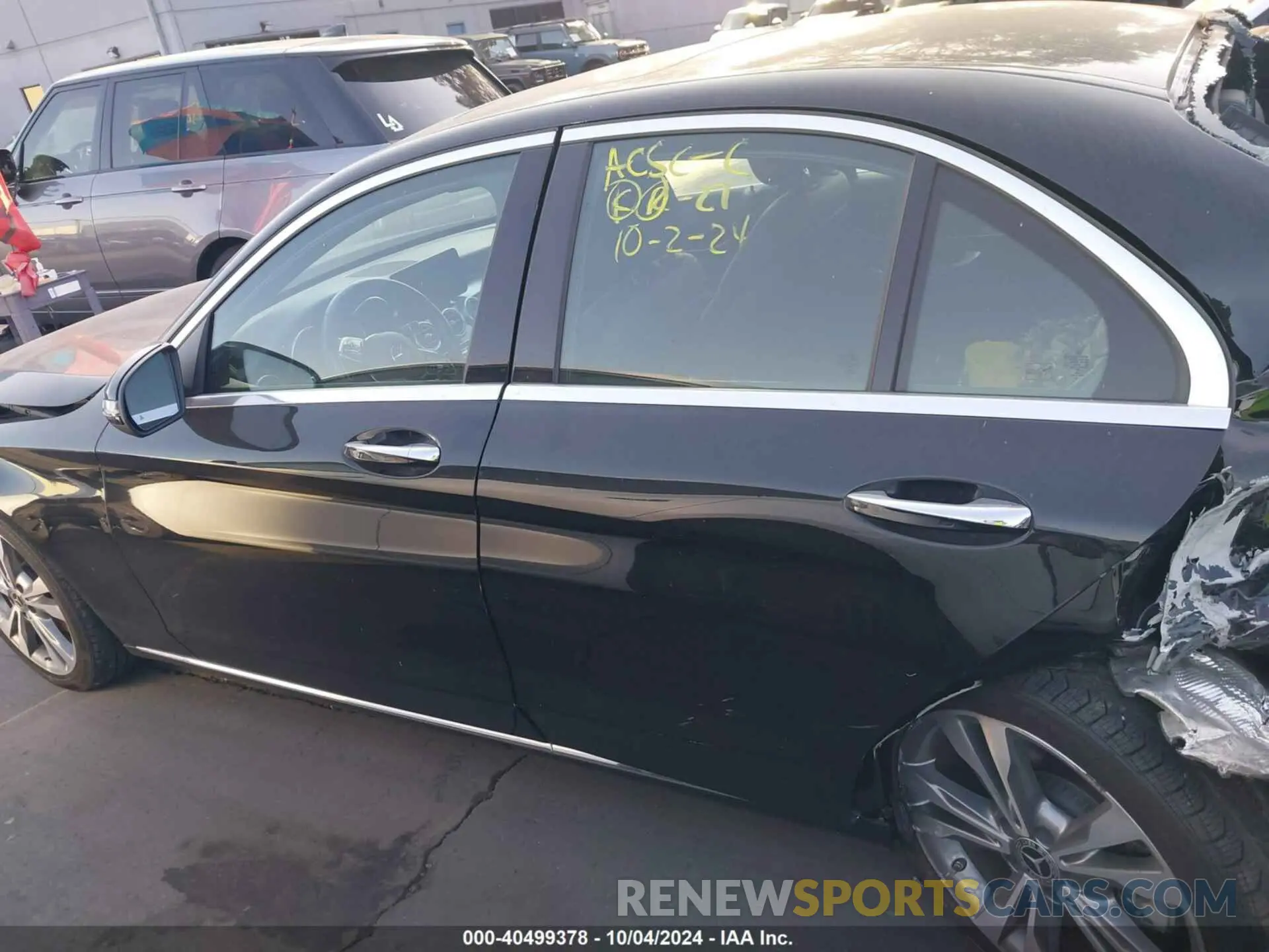 15 fotografías del automóvil dañado WDDWF8DB0LR548279 MERCEDES-BENZ C 300 2020