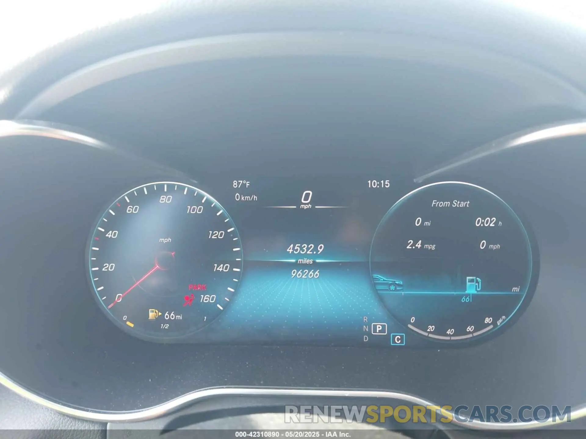 7 fotografías del automóvil dañado WDDWF8DB0LR553935 MERCEDES-BENZ C 300 2020