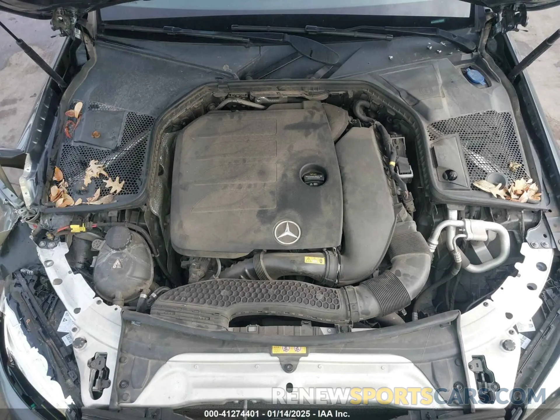 10 fotografías del automóvil dañado WDDWF8DB3LR558241 MERCEDES-BENZ C 300 2020