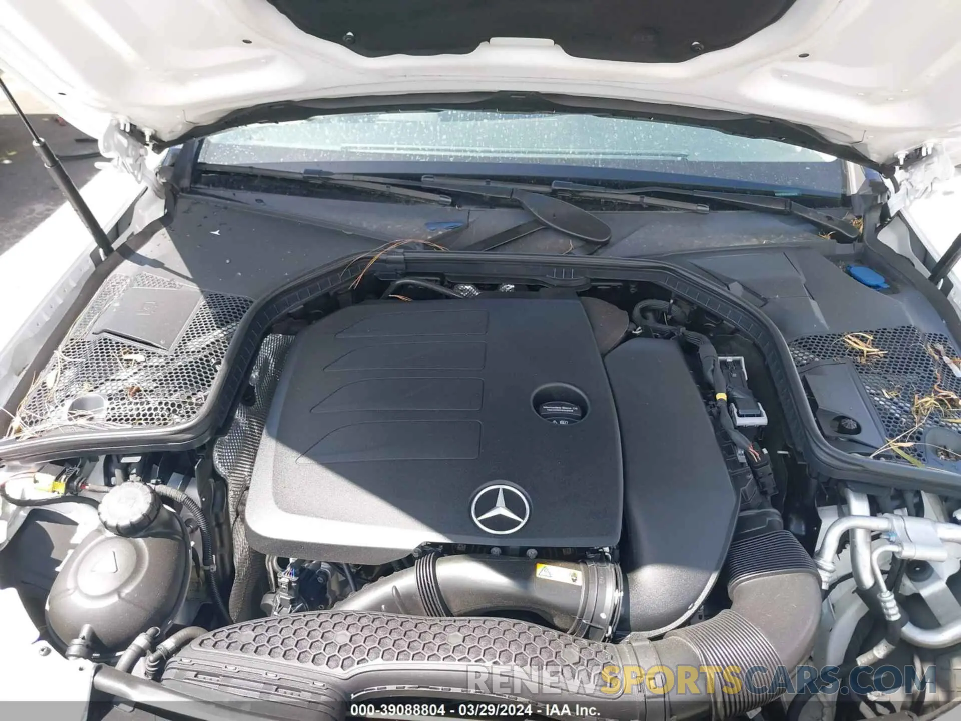10 fotografías del automóvil dañado WDDWF8DB6LR534614 MERCEDES-BENZ C 300 2020
